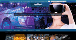 Desktop Screenshot of planetarium-jena.de